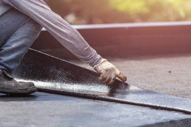 Professional Emergency Waterproofing technician working in Grand Island, NY